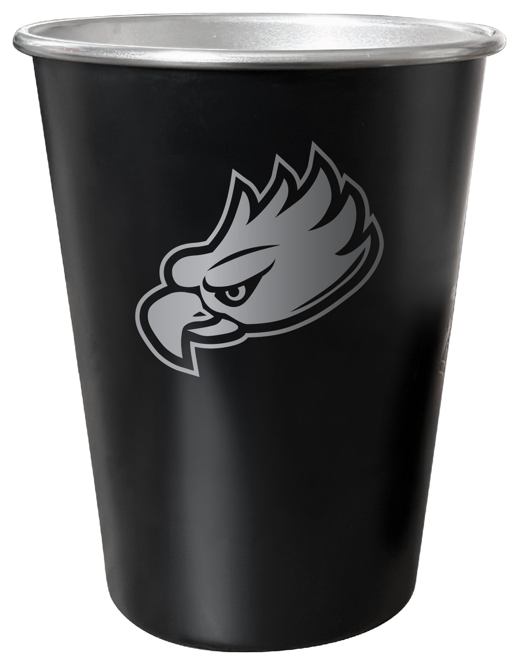 Florida Gulf Coast Eagles 8 oz Engraved Tin Cup Black Matte Coating Officially Licensed 