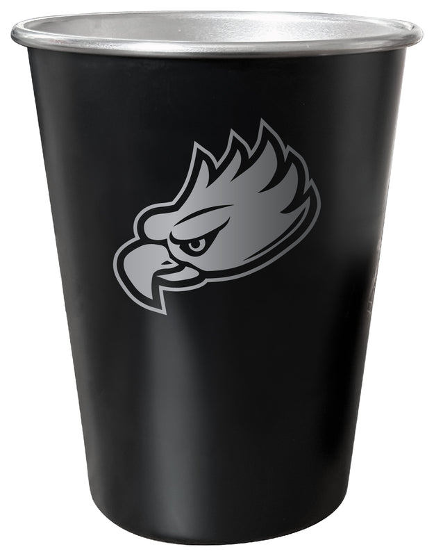 Florida Gulf Coast Eagles 8 oz Engraved Tin Cup Black Matte Coating Officially Licensed 