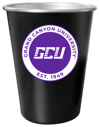 Grand Canyon University Lopes 8 oz Tin Cup Black Matte Coating Officially Licensed 4-Pack with Gift Bag
