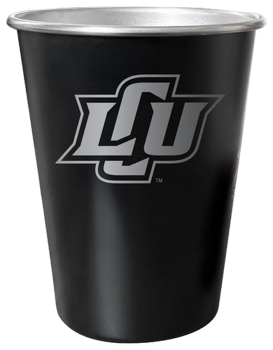 Lubbock Christian University Chaparral 8 oz Engraved Tin Cup Black Matte Coating Officially Licensed 