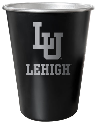 Lehigh University Mountain Hawks 8 oz Engraved Tin Cup Black Matte Coating Officially Licensed 