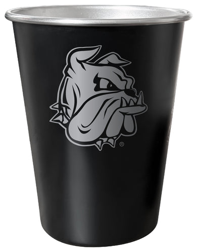Minnesota Duluth Bulldogs 8 oz Engraved Tin Cup Black Matte Coating Officially Licensed 