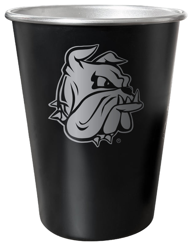 Minnesota Duluth Bulldogs 8 oz Engraved Tin Cup Black Matte Coating Officially Licensed 