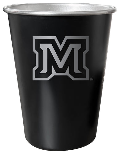 Montana State Bobcats 8 oz Engraved Tin Cup Black Matte Coating Officially Licensed 