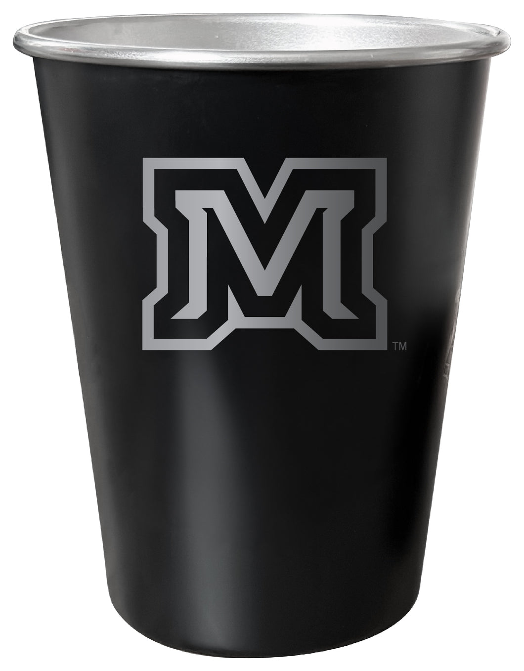 Montana State Bobcats 8 oz Engraved Tin Cup Black Matte Coating Officially Licensed 