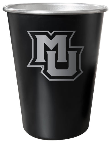 Marquette Golden Eagles 8 oz Engraved Tin Cup Black Matte Coating Officially Licensed 