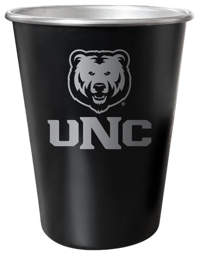 Northern Colorado Bears 8 oz Engraved Tin Cup Black Matte Coating Officially Licensed 
