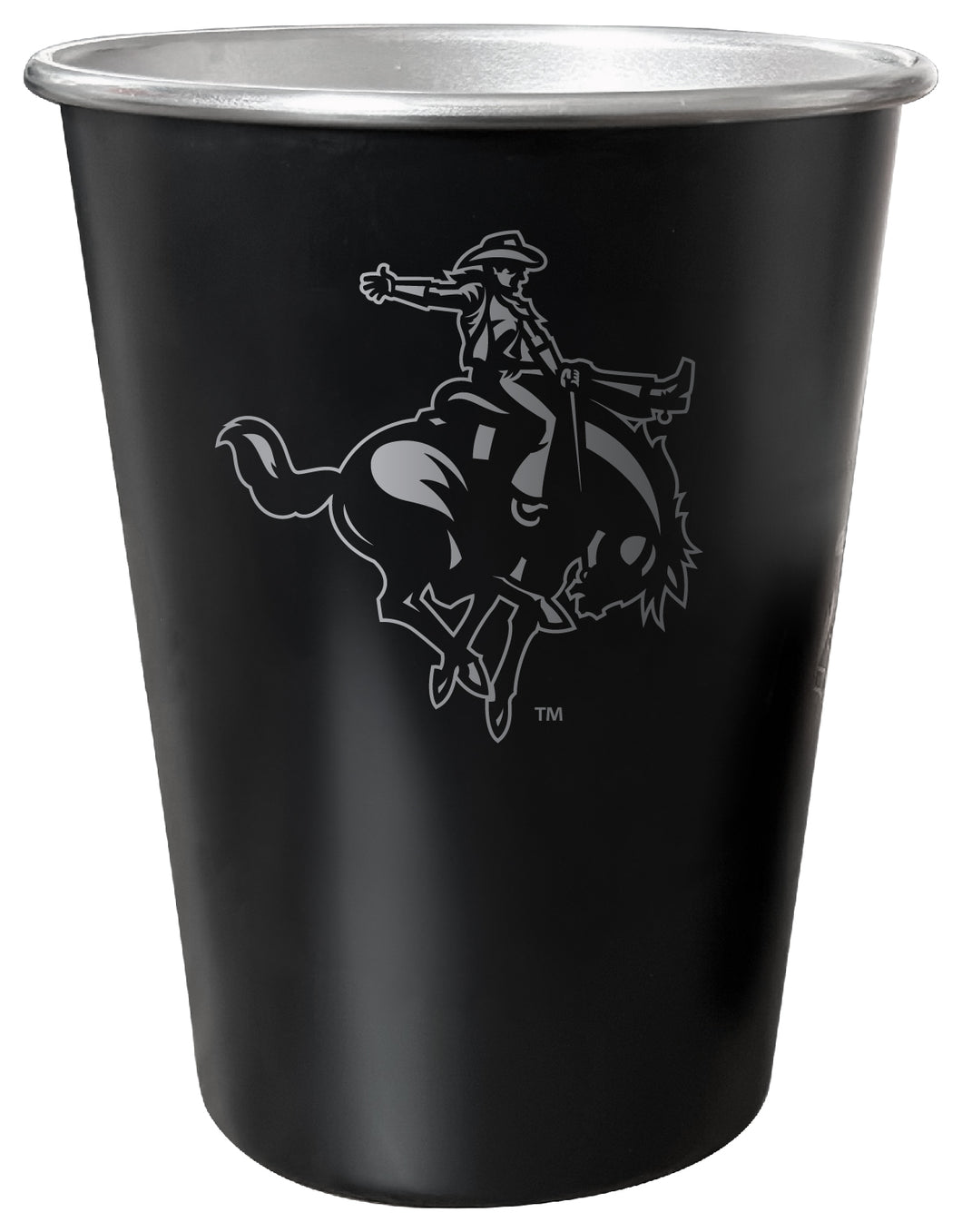 Northwestern Oklahoma State University 8 oz Engraved Tin Cup Black Matte Coating Officially Licensed 