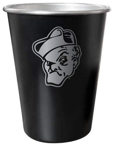 Ohio Wesleyan University 8 oz Engraved Tin Cup Black Matte Coating Officially Licensed 