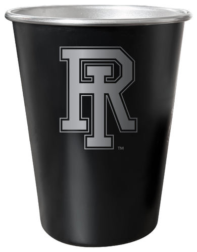 Rhode Island University 8 oz Engraved Tin Cup Black Matte Coating Officially Licensed 