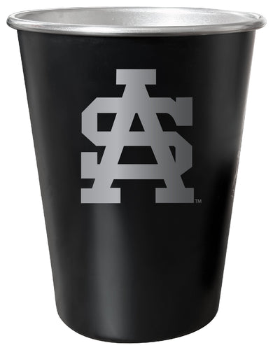 University of South Alabama 8 oz Engraved Tin Cup Black Matte Coating Officially Licensed 