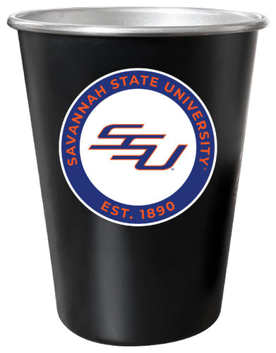 Savannah State University 8 oz Tin Cup Black Matte Coating Officially Licensed Single
