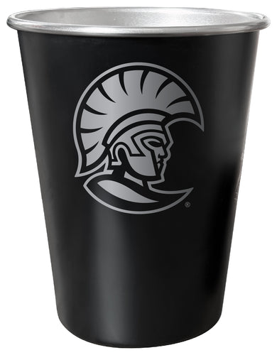 University of Tampa Spartans 8 oz Engraved Tin Cup Black Matte Coating Officially Licensed 