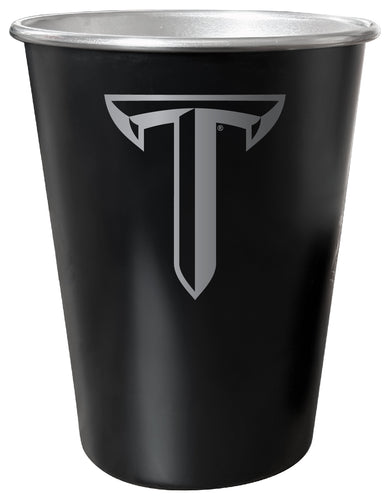 Troy University 8 oz Engraved Tin Cup Black Matte Coating Officially Licensed 