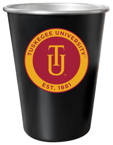 Tuskegee University 8 oz Tin Cup Black Matte Coating Officially Licensed Single