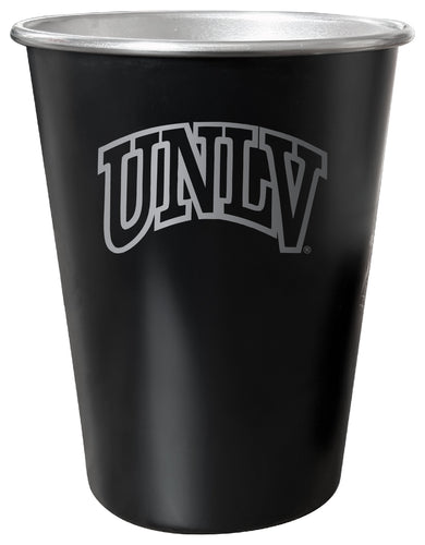 UNLV Rebels 8 oz Engraved Tin Cup Black Matte Coating Officially Licensed 