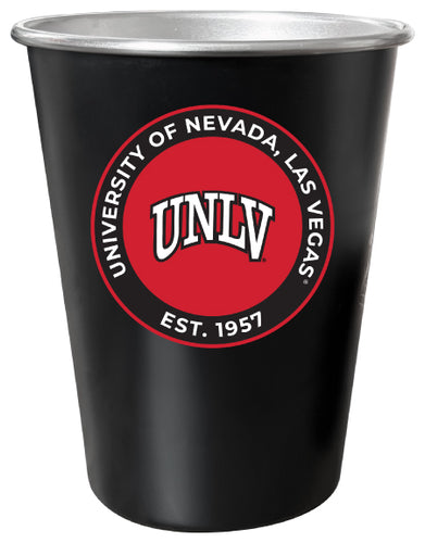 UNLV Rebels 8 oz Tin Cup Black Matte Coating Officially Licensed Single