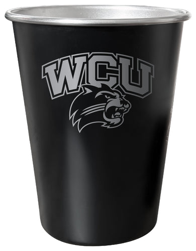 Western Carolina University 8 oz Engraved Tin Cup Black Matte Coating Officially Licensed 