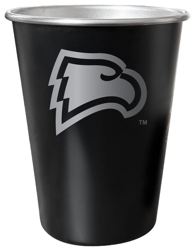 Winthrop University 8 oz Engraved Tin Cup Black Matte Coating Officially Licensed 