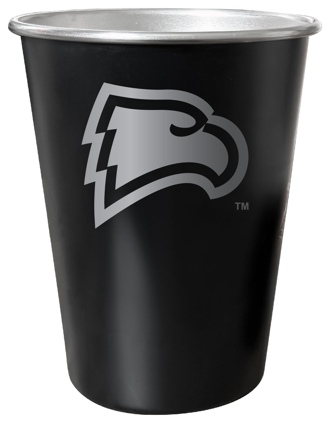 Winthrop University 8 oz Engraved Tin Cup Black Matte Coating Officially Licensed 