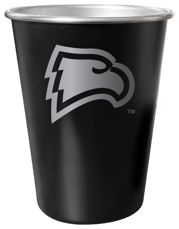Winthrop University 8 oz Engraved Tin Cup Black Matte Coating Officially Licensed 