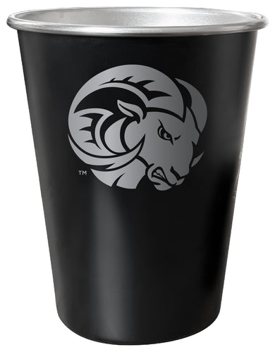 Winston-Salem State 8 oz Engraved Tin Cup Black Matte Coating Officially Licensed 