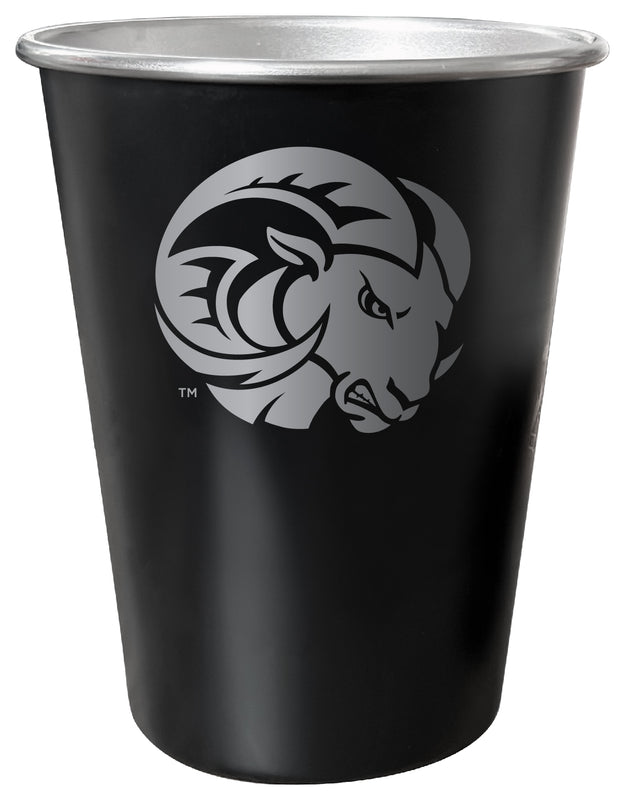 Winston-Salem State 8 oz Engraved Tin Cup Black Matte Coating Officially Licensed 
