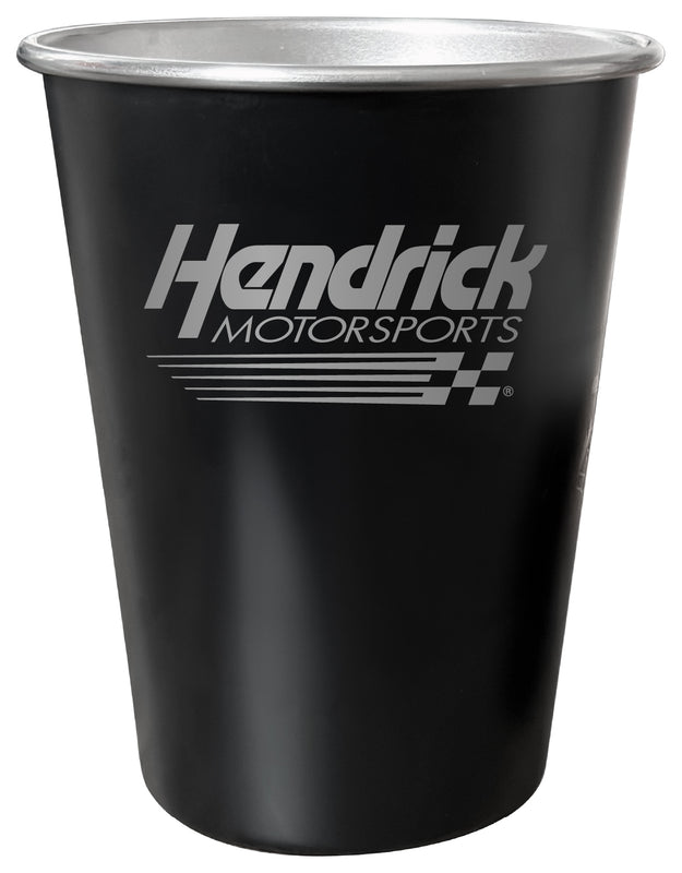 Hendrick Motorsports Nascar Offic. Licensed 8 oz Engraved Tin Cup Black Matte Coating 