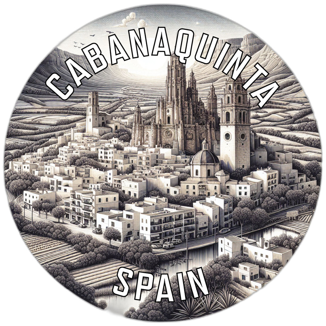Cabanaquinta Spain Souvenir Die Cut Flat Magnet 6-Inch