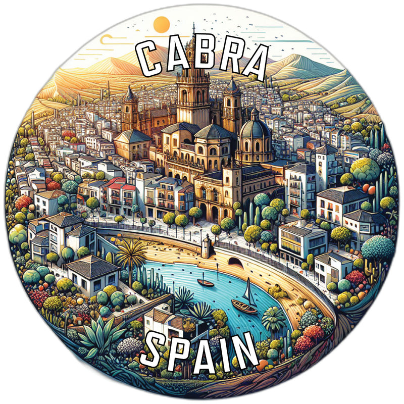 Cabra Spain Souvenir Die Cut Flat Magnet 6-Inch