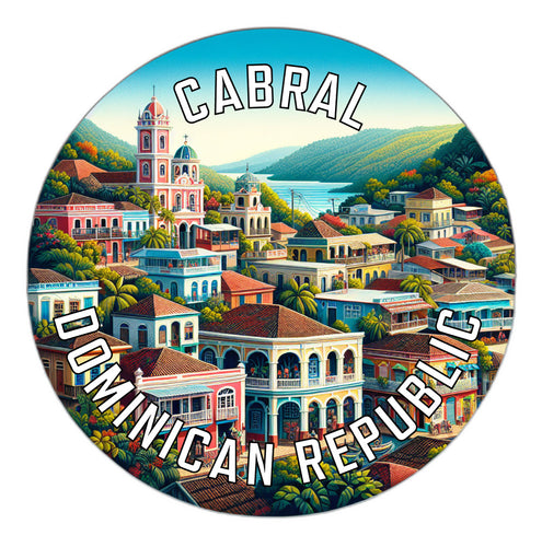 Cabral Dominican Republic Souvenir Vinyl Decal Sticker 6-Inch