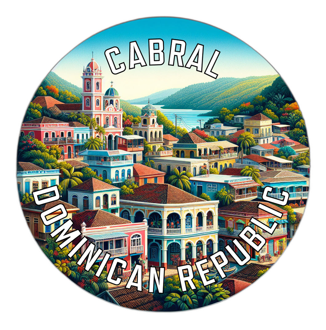 Cabral Dominican Republic Souvenir Vinyl Decal Sticker 6-Inch