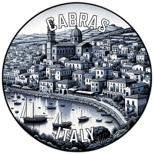 Cabras Italy Souvenir Vinyl Decal Sticker 2-Inch