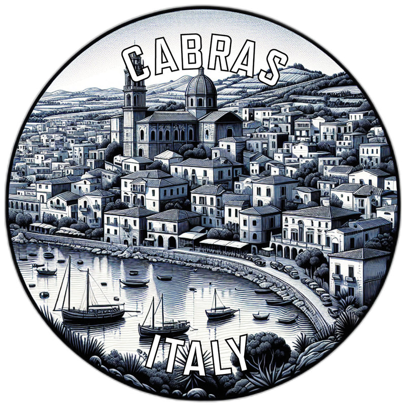 Cabras Italy Souvenir Die Cut Flat Magnet 2-Inch