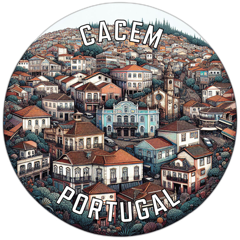 Cacem Portugal Souvenir Vinyl Decal Sticker 6-Inch