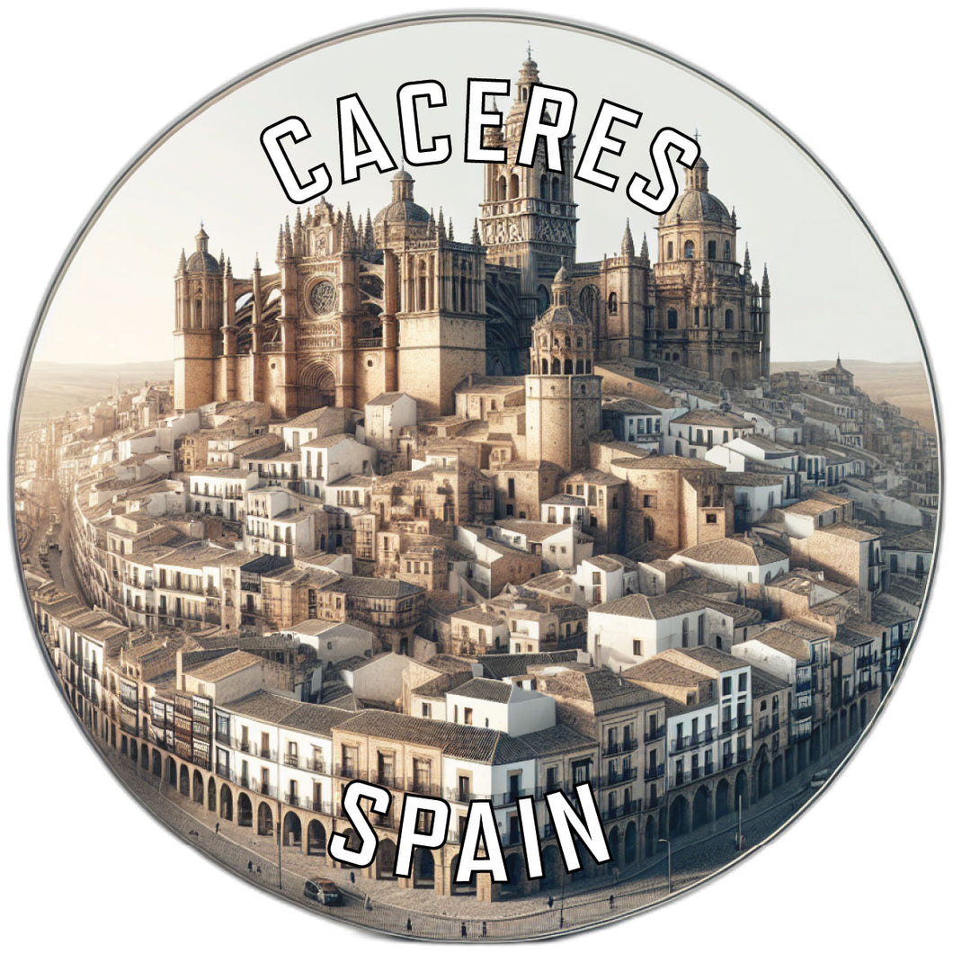 Caceres Spain Souvenir Vinyl Decal Sticker 2-Inch