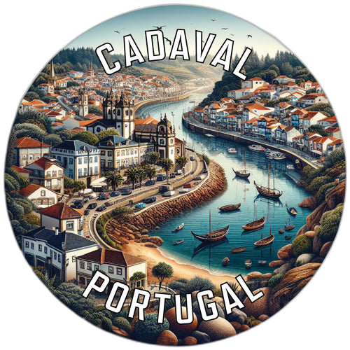 Cadaval Portugal Souvenir Die Cut Flat Magnet 2-Inch