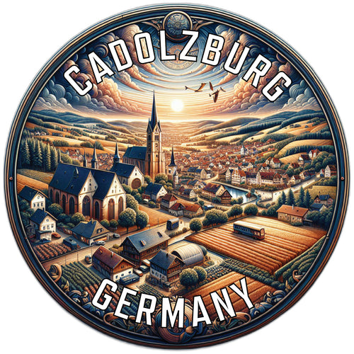 Cadolzburg Germany Souvenir Die Cut Flat Magnet 6-Inch