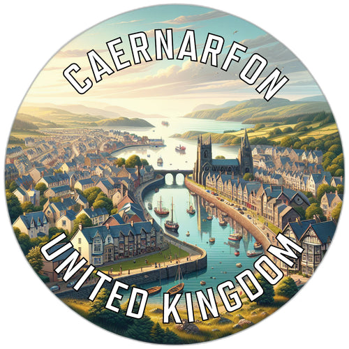 Caernarfon United Kingdom Souvenir Vinyl Decal Sticker 2-Inch