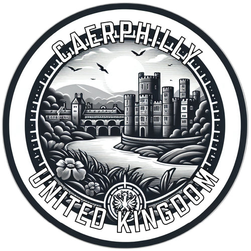 Caerphilly United Kingdom Souvenir Die Cut Flat Magnet 2-Inch