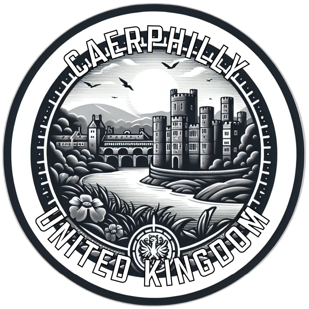 Caerphilly United Kingdom Souvenir Vinyl Decal Sticker 2-Inch