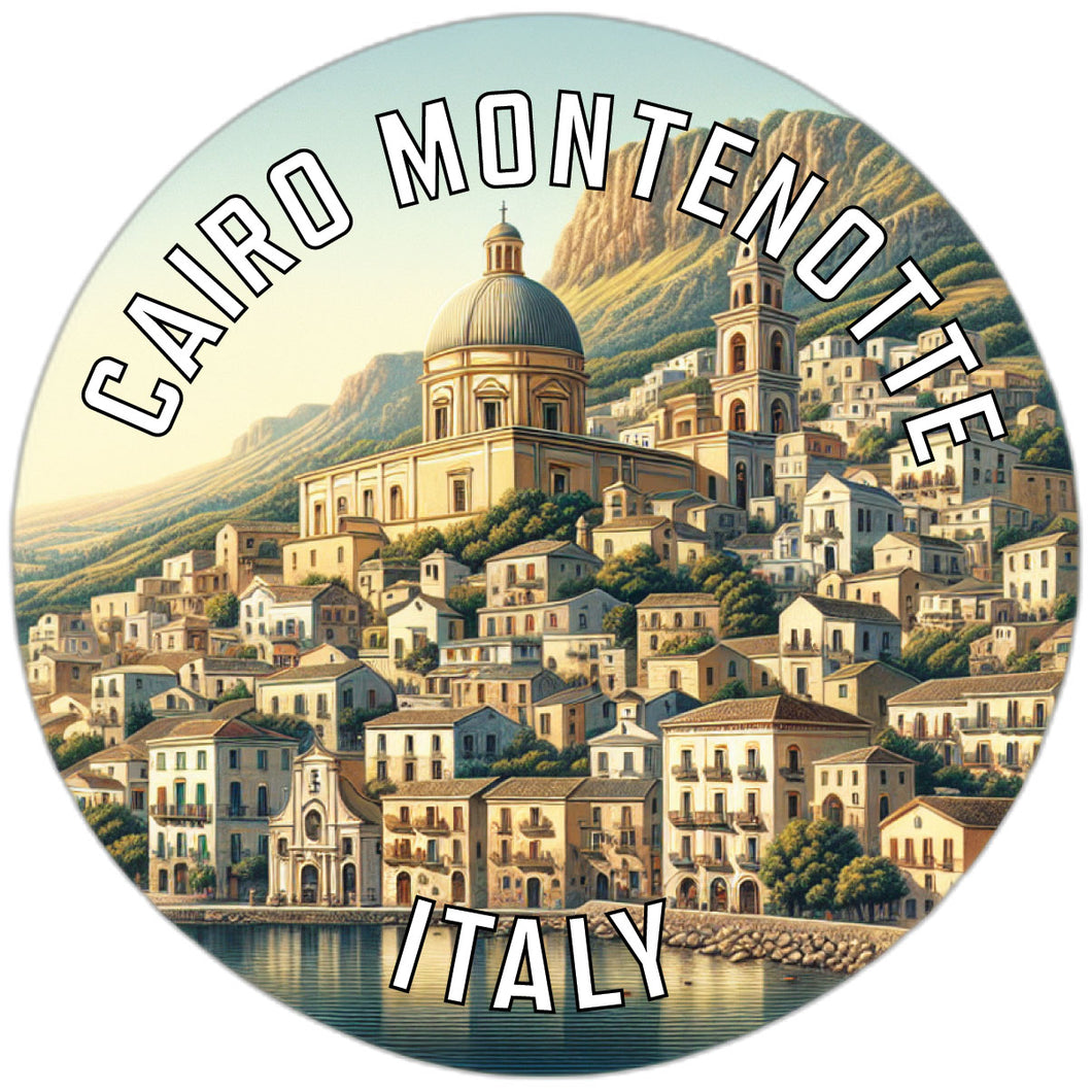 Cairo Montenotte Italy Souvenir Vinyl Decal Sticker 6-Inch