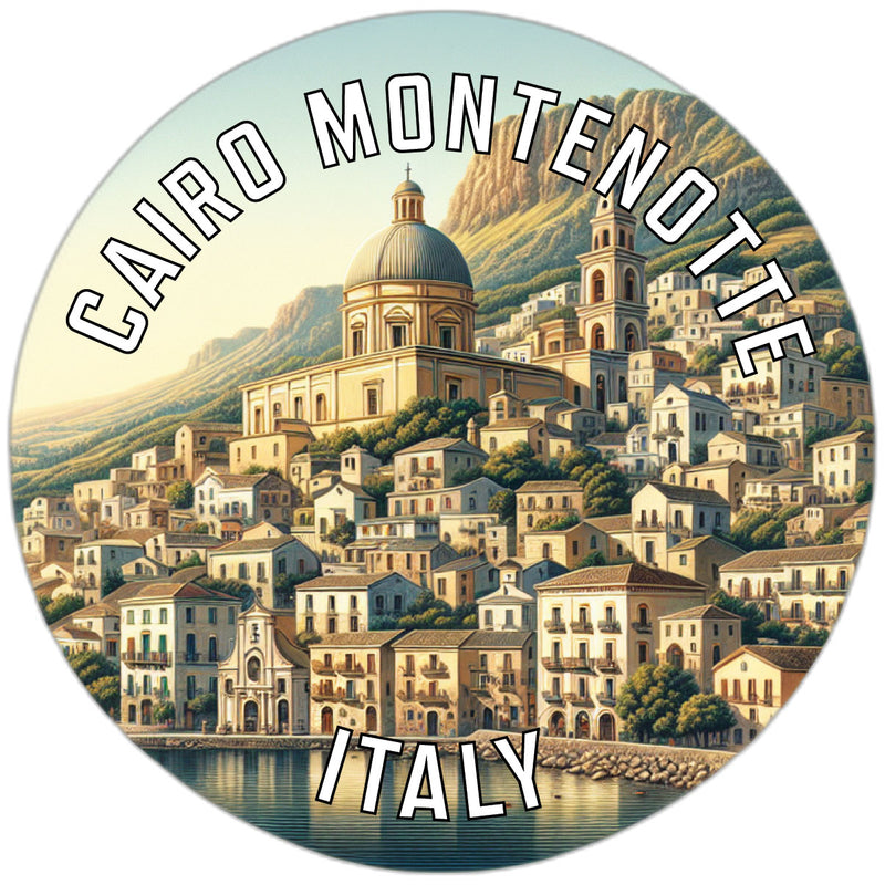 Cairo Montenotte Italy Souvenir Vinyl Decal Sticker 6-Inch