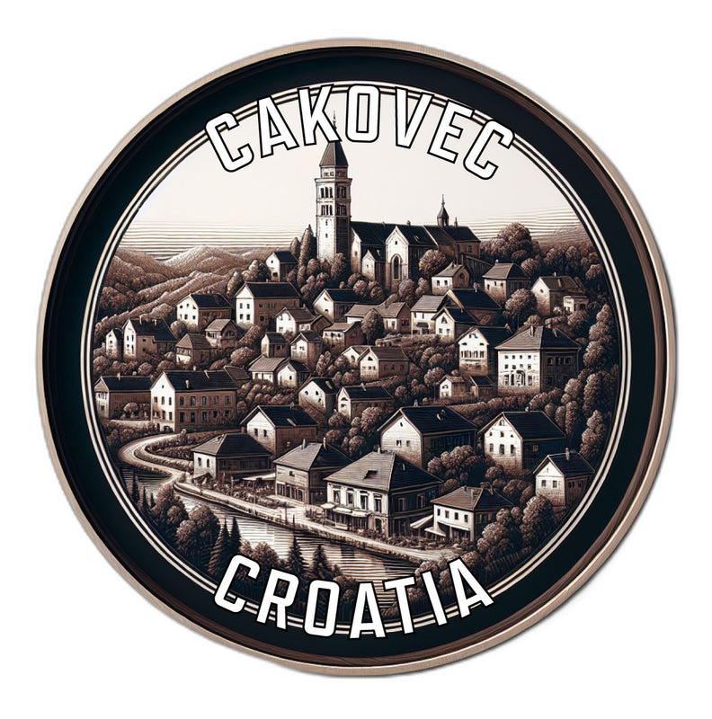 Cakovec Croatia Souvenir Die Cut Flat Magnet 2-Inch