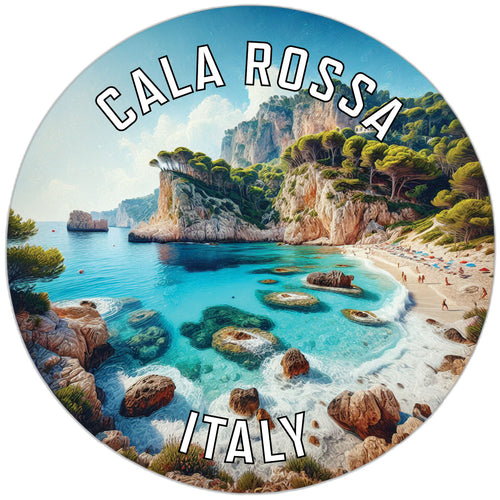 Cala Rossa Souvenir Die Cut Flat Magnet 2-Inch