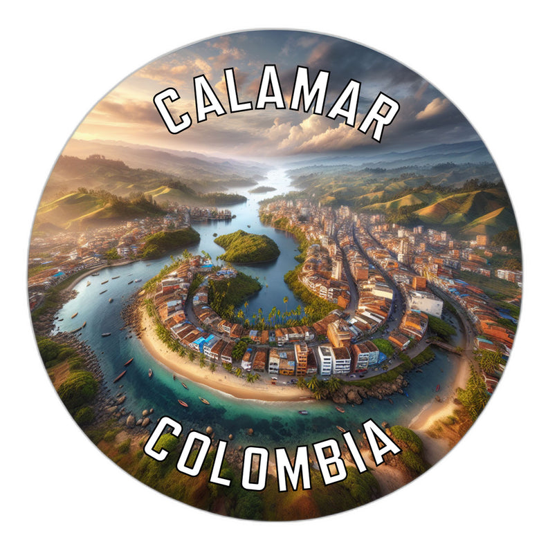 Calamar Colombia Souvenir Vinyl Decal Sticker 2-Inch