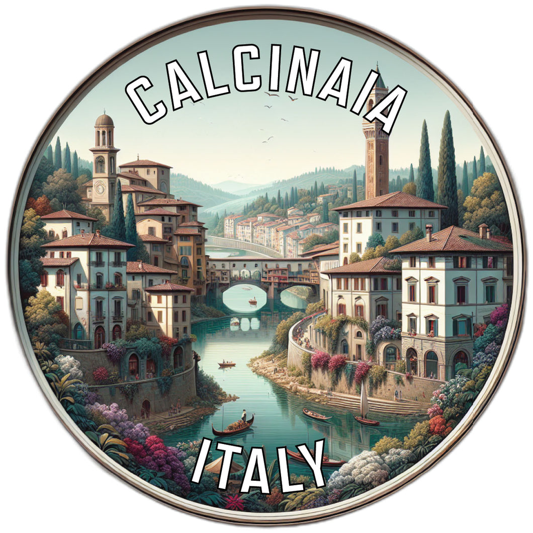 Calcinaia Italy Souvenir Vinyl Decal Sticker 6-Inch