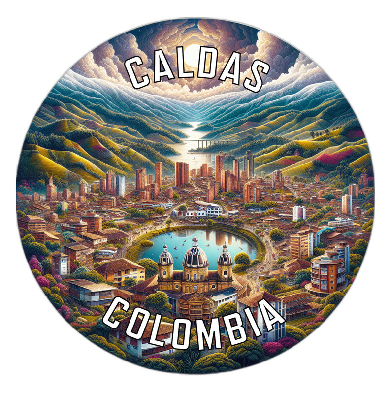 Caldas Colombia Souvenir Vinyl Decal Sticker 2-Inch