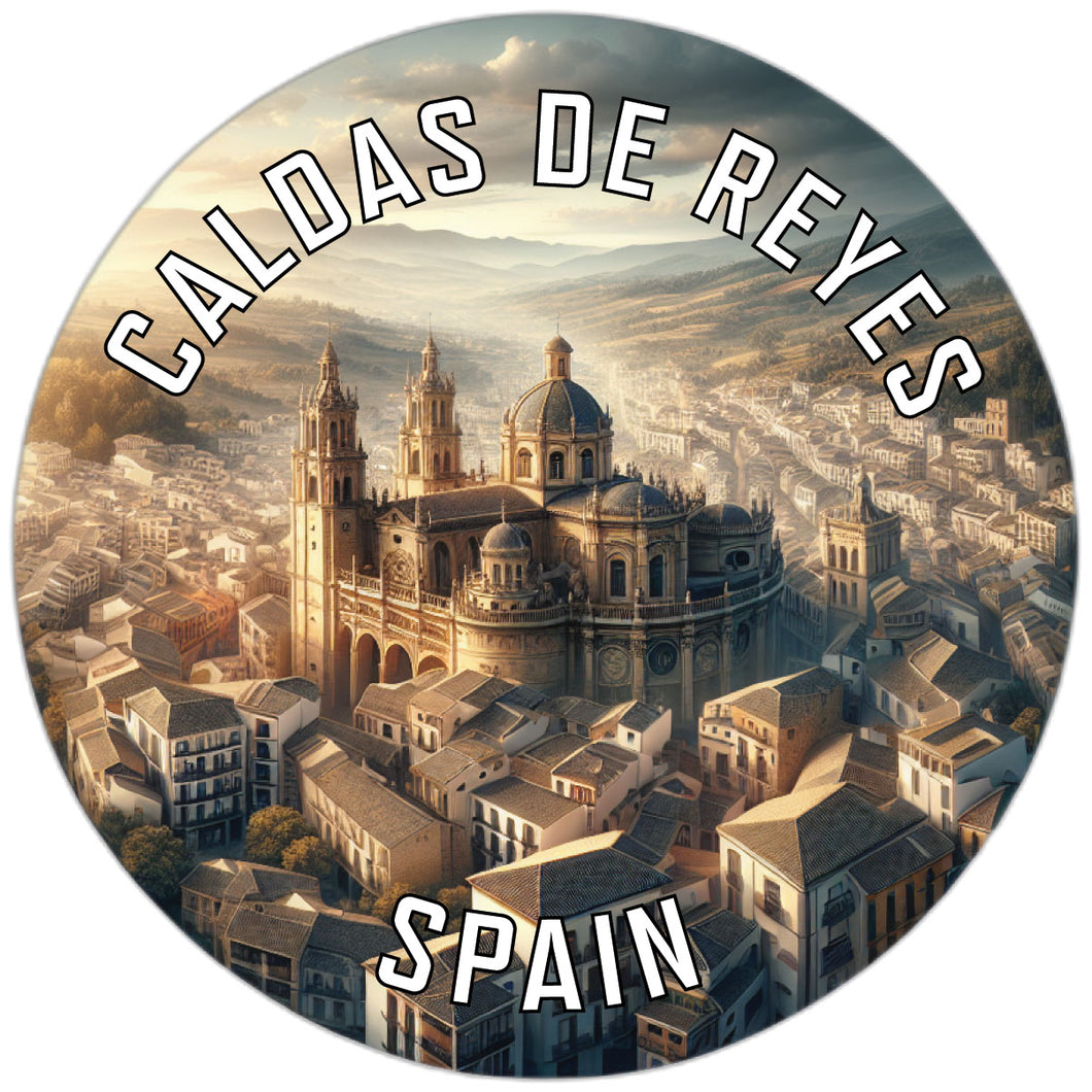 Caldas de Reyes Spain Souvenir Die Cut Flat Magnet 2-Inch