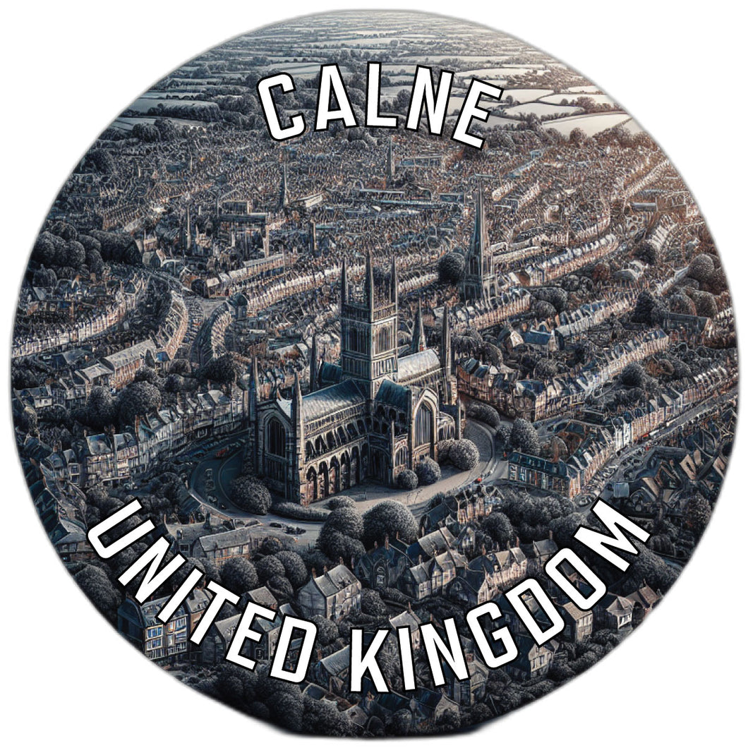 Calne United Kingdom Souvenir Die Cut Flat Magnet 2-Inch